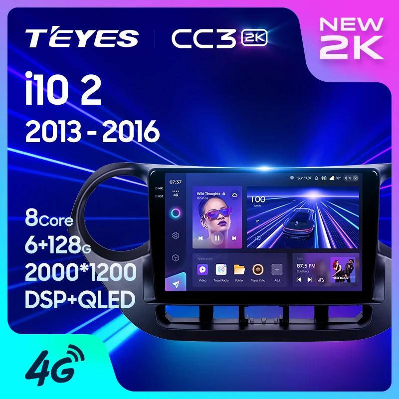 TEYES CC3L CC3 2K  i10 2 2013 - 2016 ڵ  Ƽ̵  ÷̾, ׺̼ ׷ GPS, ȵ̵ 10 No 2din 2 din DVD